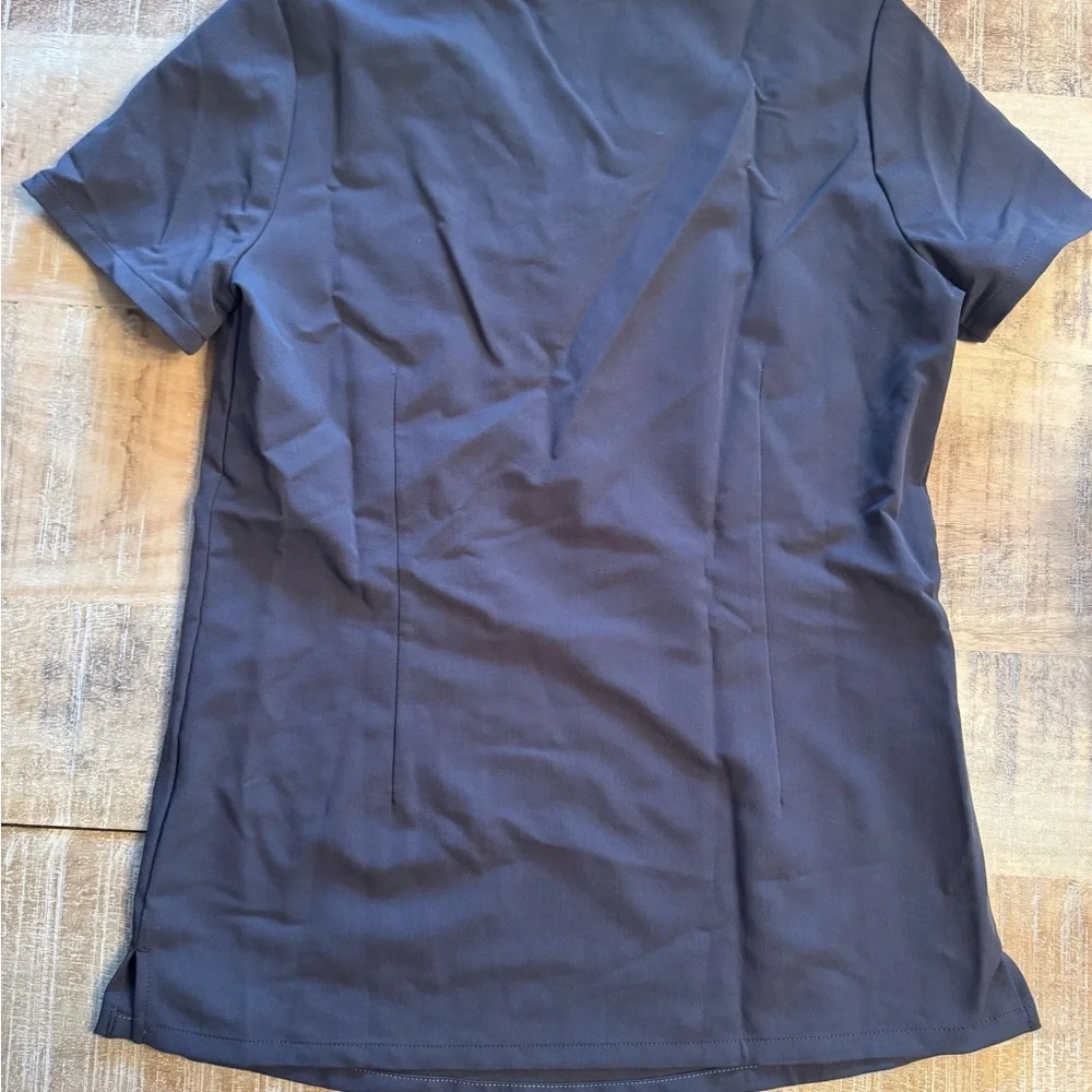 women's Charcoal Pride Catarina™ - One-Pocket Scrub Top - XXS - Picture 5 of 5